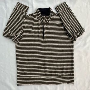 NAUTICA *NWOT men’s nautical quarter zip up sweater | LARGE
